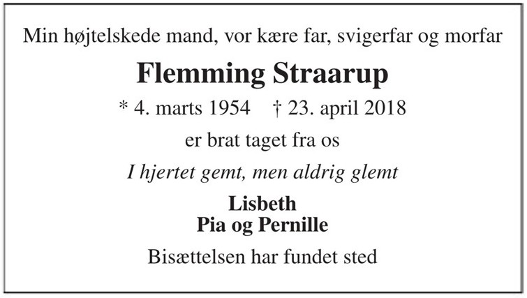 Flemming Straarup.