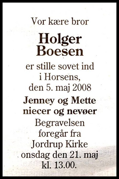 Holger Boesen.