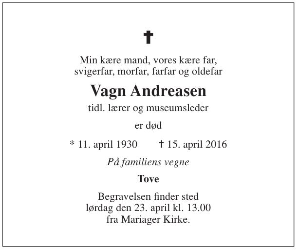 Vagn Andreasen.