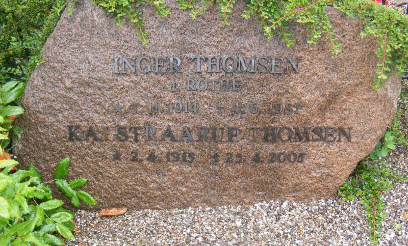 Kaj Straarup Thomsen 1915-2005 og Inger Rothe 1914-1987