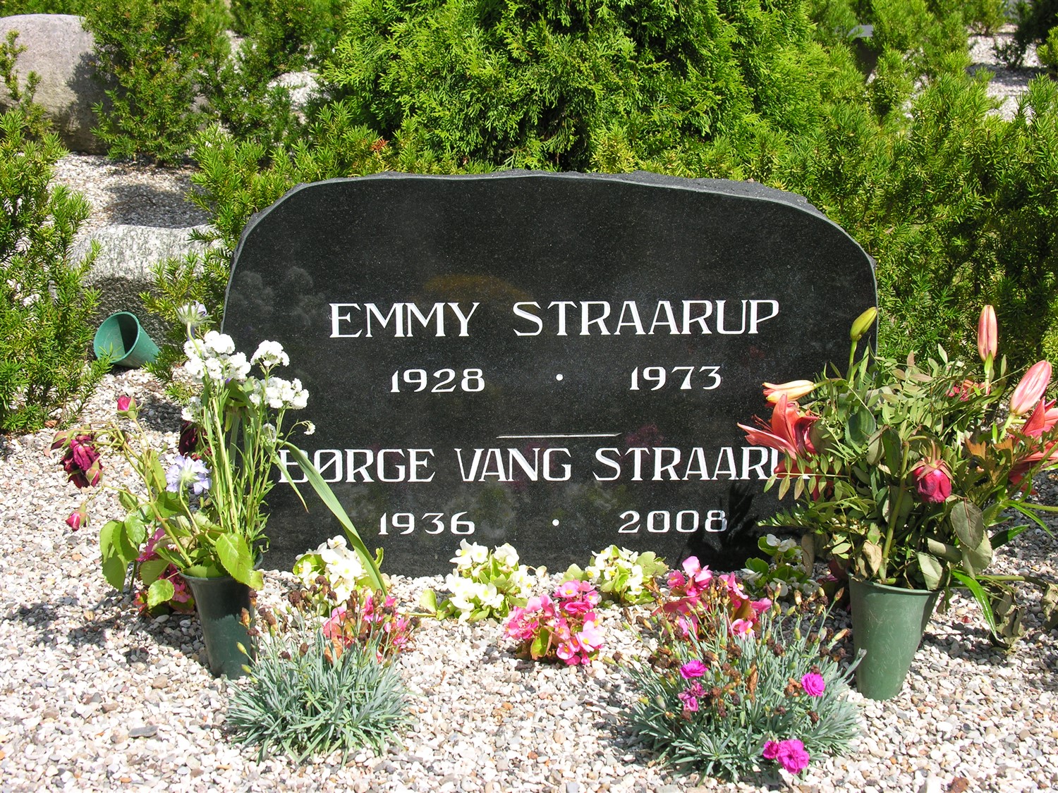 Børge Vang Straarup 1936-2008 og Emmy 1928-1973