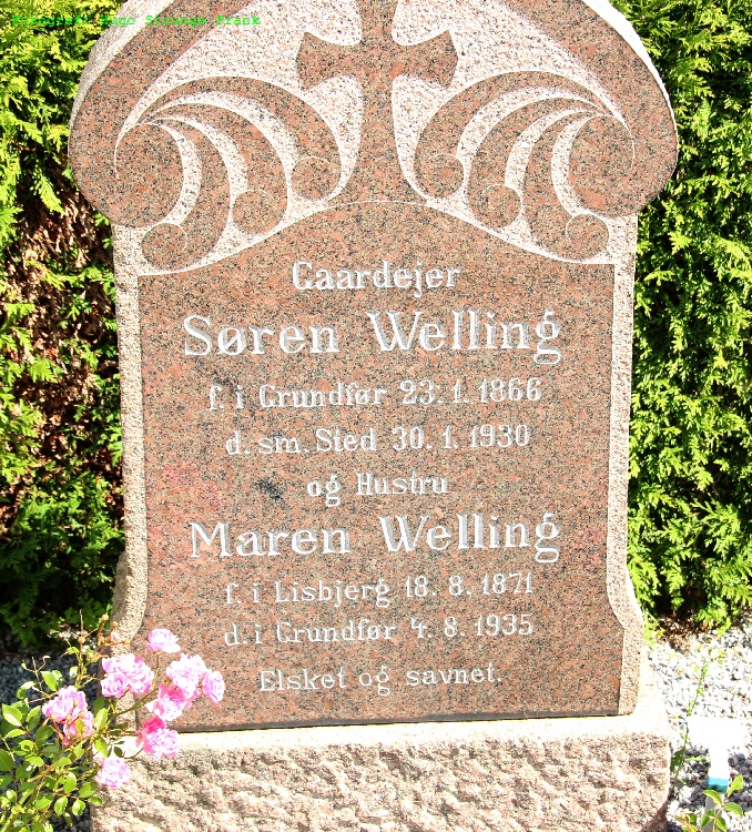 Søren Welling og Maren Sørensen Nielsen.
