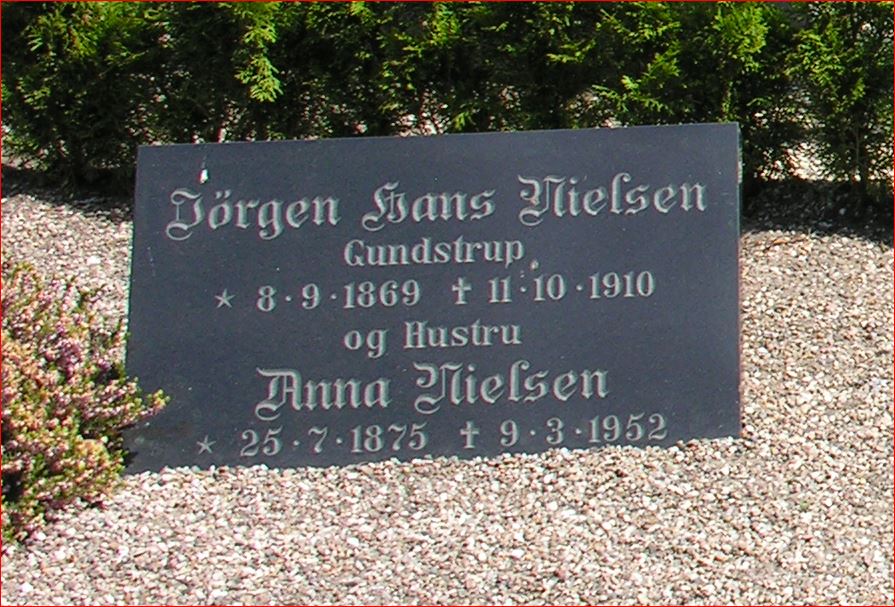 Jørgen Hans Nielsen og Anna Marie Kirstine Hansen.