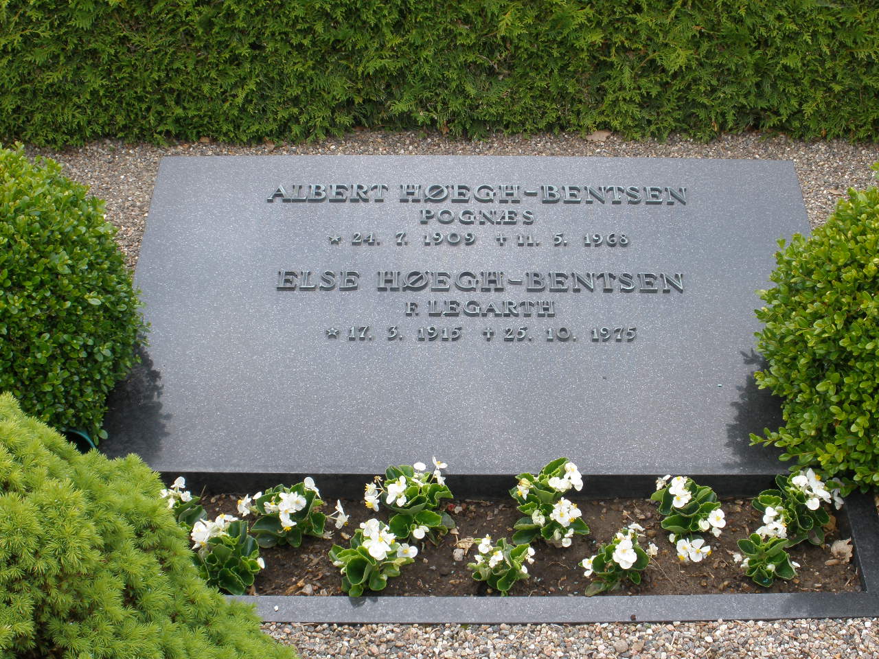 Albert Høegh Bentsen og Else Dorthea Vester Legarth.