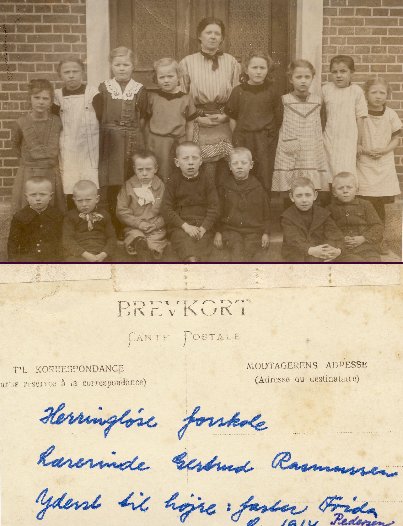 Herringløse Forskole 1914.